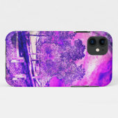 ピンクと紫の田舎のシーンiPhone 5ケース Case-Mate iPhoneケース (裏面(横))
