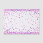 ピンクと紫の紙吹雪 薄葉紙 (正面)