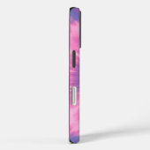 ピンクと紫の絞り染めの電話ケース Case-Mate iPhoneケース (裏面 / 右)