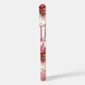 ピンクと紫の花アルコールインクイラストレーション Case-Mate iPhoneケース (裏面 / 左)