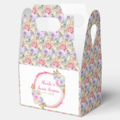 ピンクと紫の花エレガントのSweet sixteen フェイバーボックス (オープン)