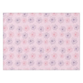 ピンクと紫の花 テーブルクロス (正面(横))