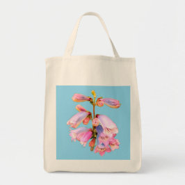 ピンクと紫の花 トートバッグ