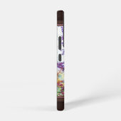 ピンクと紫の葉色 SAMSUNG GALAXYケース (右側面)