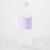 ピンクと紫の蓮の花 ペットボトルラベル (裏面)