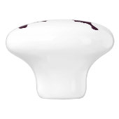 ピンクと紫の蝶 セラミックノブ (側面)