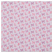 ピンクと紫の蝶 ファブリック (見本)