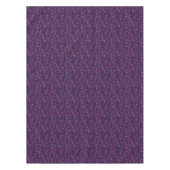 ピンクと紫の野生バラ テーブルクロス (正面)