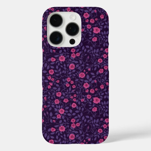 ピンクと紫の野生バラ Case-Mate iPhoneケース (裏面)