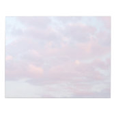 ピンクと紫の雲 ノートパッド (正面)