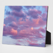 ピンクと紫の雲 フォトプラーク (側面)