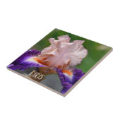 ピンクと紫の髭あめフローラ タイル (側面)