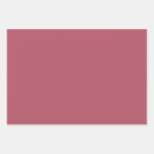 ピンクと紫の鳥の群れ ラッピングペーパーシート (正面2)