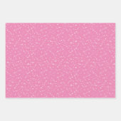 ピンクと紫の12番目の誕生日包装紙  ラッピングペーパーシート (正面3)