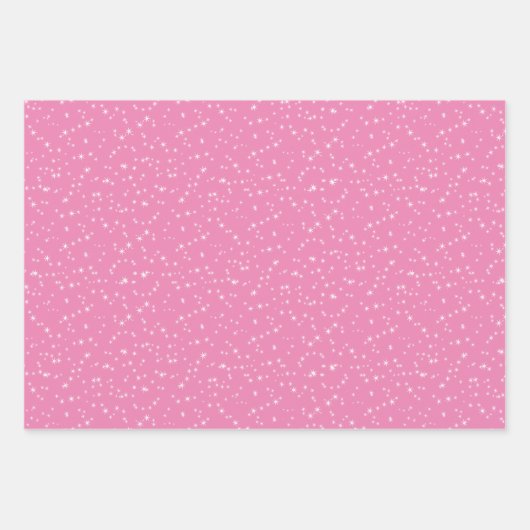 ピンクと紫の12番目の誕生日包装紙  ラッピングペーパーシート (正面3)