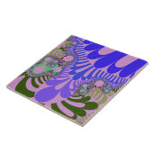 ピンクと紫モダン タイル (側面)