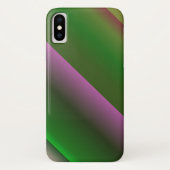 ピンクと緑のグラデーションおもしろい Case-Mate iPhoneケース (裏面)