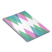 ピンクと緑の三角形 ノートブック (右側)