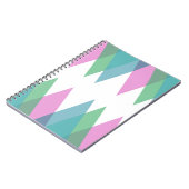 ピンクと緑の三角形 ノートブック (左側)
