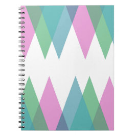 ピンクと緑の三角形 ノートブック