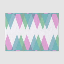 ピンクと緑の三角形 薄葉紙