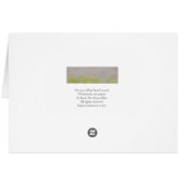 ピンクと緑の印象派の水彩風景 (裏面横)