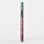 ピンクと緑の大理石ケースメイトiPhoneケース Case-Mate iPhoneケース (裏面/右)