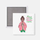 ピンクと緑の女王 マグネット (正面/裏面)