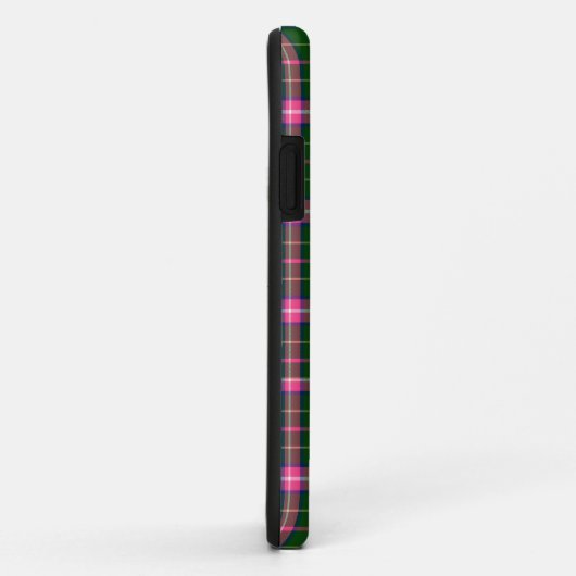 ピンクと緑の格子模様の電話ケース Case-Mate iPhoneケース (裏面/右)