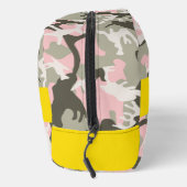 ピンクと緑の迷彩自分の名前をパーソナライズ ドップキット (右)