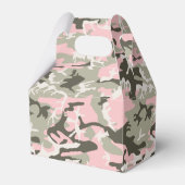 ピンクと緑の迷彩、軍隊、陸軍 フェイバーボックス (正面サイド)