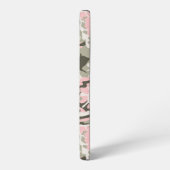 ピンクと緑の迷彩、軍隊、陸軍 SAMSUNG GALAXYケース (左側面)