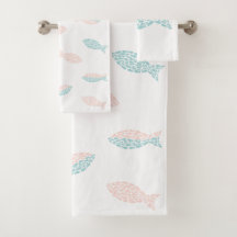 ピンクと緑の魚