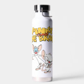 ピンクと脳 |ロゴの表示 ウォーターボトル (左面)