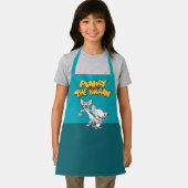 ピンクと脳 |ロゴの表示 エプロン (インサイチュ)