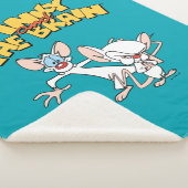 ピンクと脳 |ロゴの表示 シェルパブランケット (3/4)