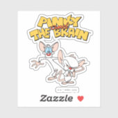 ピンクと脳 |ロゴの表示 シール (シート)