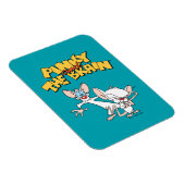 ピンクと脳 |ロゴの表示 マグネット (右側)