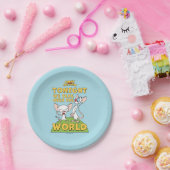 ピンクと脳 |世界を引き継ぐ ペーパープレート (パーティー)