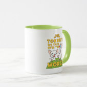 ピンクと脳 |世界を引き継ぐ マグカップ (正面右)