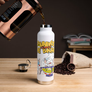 ピンクと脳 |研究室科学 ウォーターボトル