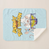 ピンクと脳 |研究室科学 シェルパブランケット (正面(横))