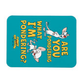 ピンクと脳 |考えてるのか? マグネット (横)