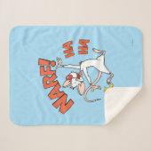 ピンクと脳 | Pinky "Narf!" シェルパブランケット (正面(横))