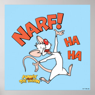 ピンクと脳   Pinky "Narf!" ポスター