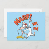 ピンクと脳 | Pinky "Narf!" ポストカード (正面/裏面)