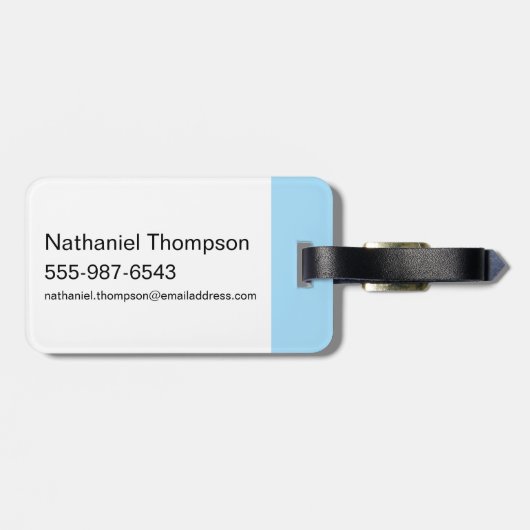 ピンクと脳 | Pinky "Narf!" ラゲッジタグ (裏面横)