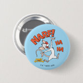 ピンクと脳 | Pinky "Narf!" 缶バッジ (正面&裏面)