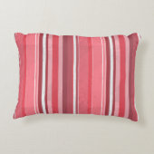 ピンクと臭いストライプ アクセントクッション (裏面)