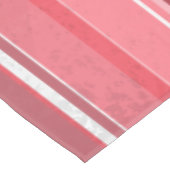 ピンクと臭いストライプ テーブルクロス (アングル)
